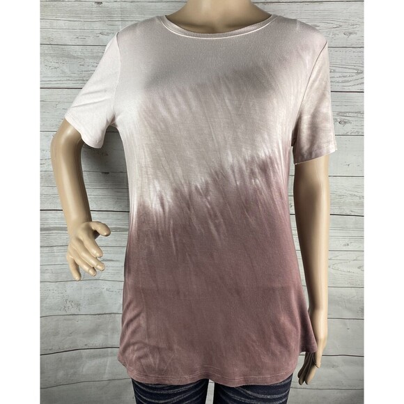 Old Navy Luxe T-Shirt Ombre Dip - Picture 1 of 12
